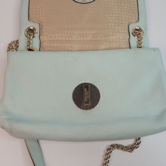 Kate Spade Astor Court Cynthia Grace Blue Quilted Leather Shoulder Bag WKRU2650 - Picture 14 of 15